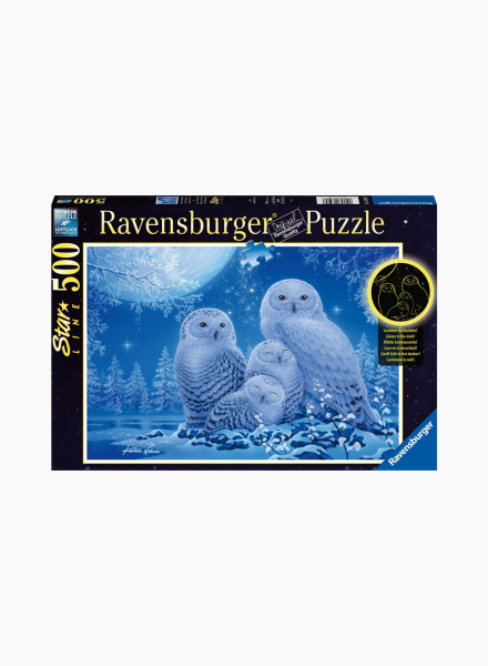 Puzzle "Owls in the moonlight" 500pcs.