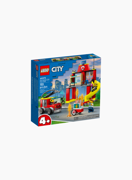 Կառուցողական խաղ City «Հրշեջ կայան և հրշեջ մեքենա»