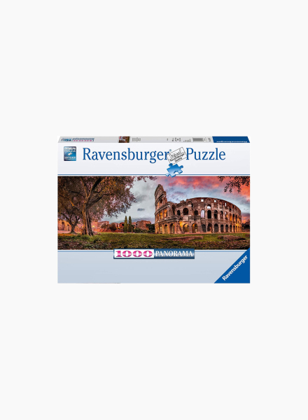 Puzzle "Colosseum in the evening red" 1000pcs