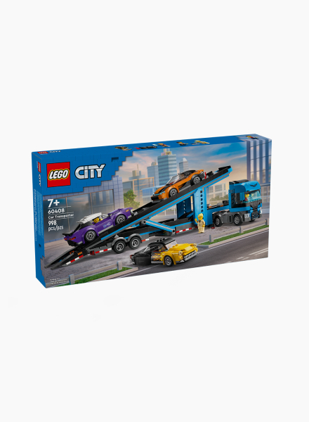 Constructor City "Car transporter truck with sports cars"