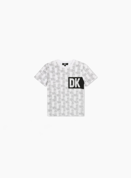 Short sleeved t-shirt with logo print