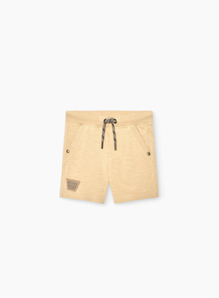 Shorts with elastic waist and laces