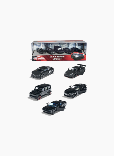 Collectible cars "Black edition" 5 pcs.