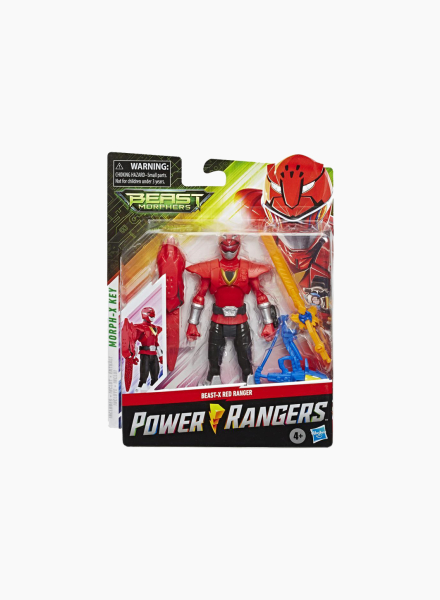 Cartoon figure Power Rangers "Red Ranger"