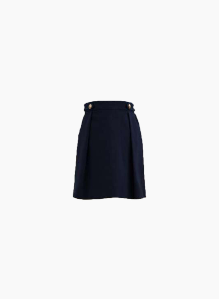 Classic skirt with trendy buttons