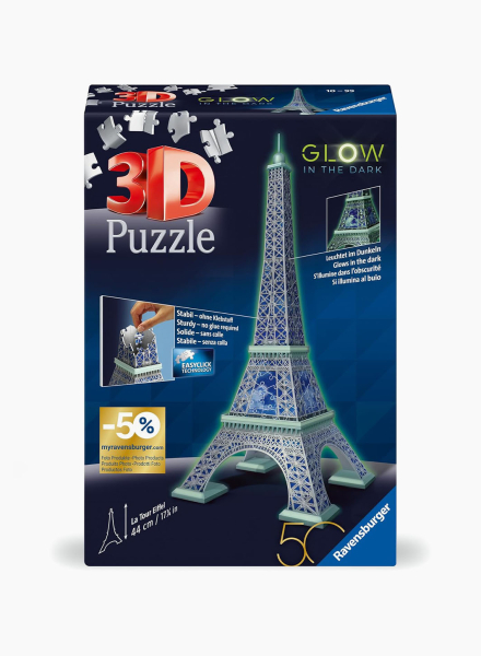 3D puzzle "Eiffel tower" 216 pc.