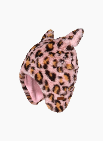 Hat with Leopard Print