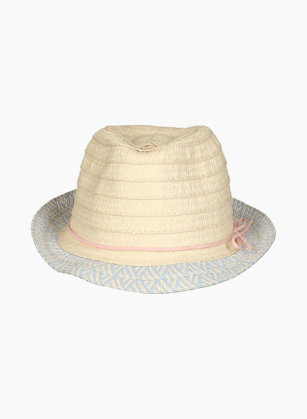 Trilby hat with ethnic details