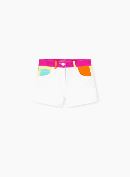 Shorts with colorful details