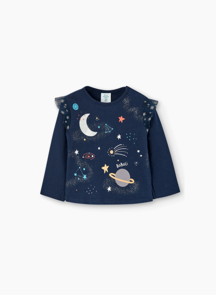 Long sleeve T-shirt "The universe and me"