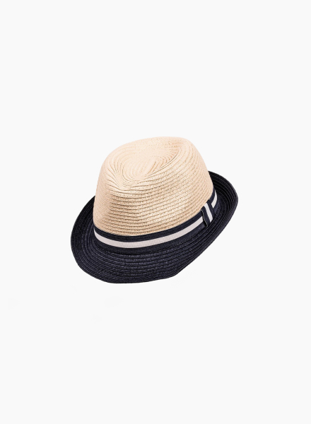 Colored straw hat