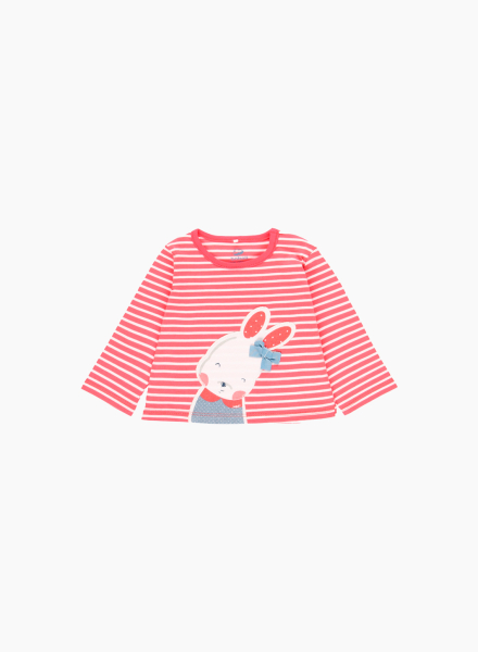 T-shirt with stripes "Rabbit"