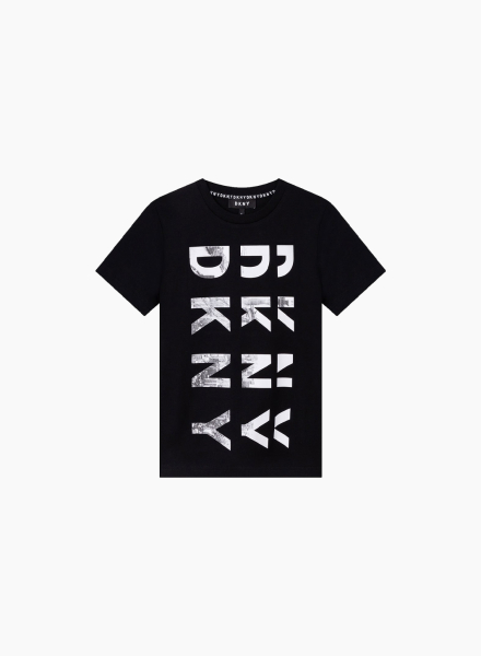 T-shirt with DKNY logo
