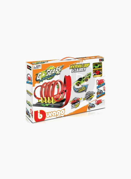 Play Set "Go Gears Extreme Hyper 6 Loop & Launch, 2 cars"