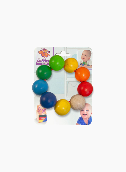 Multicolor wooden beads