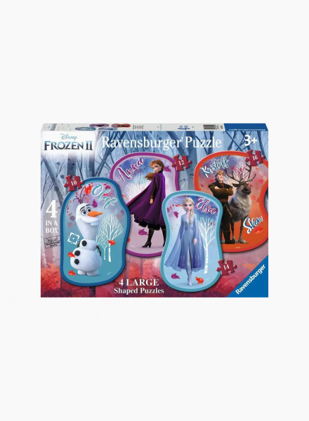 Puzzle Frozen 2 "Elza, Anna" 4 large shaped