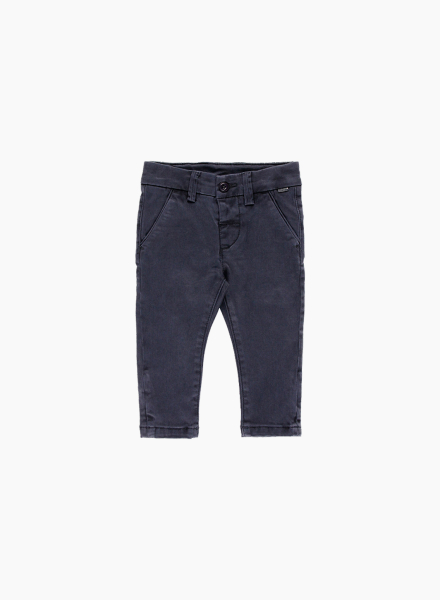 Navy stretch trousers