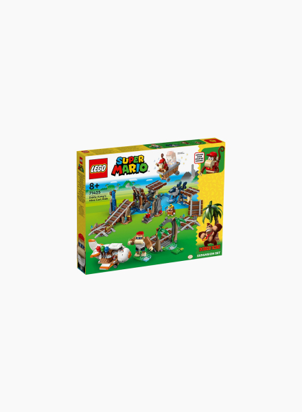 Constructor Super Mario expansion set "Diddy Kong's Mine Cart Ride"