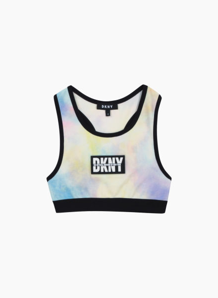 Fancy sport top with cloudy print
