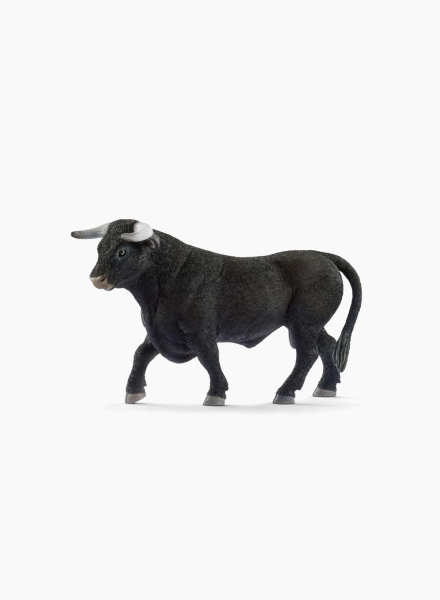 Animal figurine "Black bull"