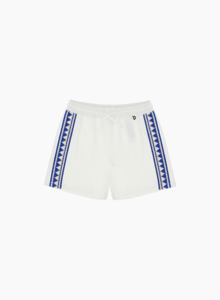 Shorts with blue details