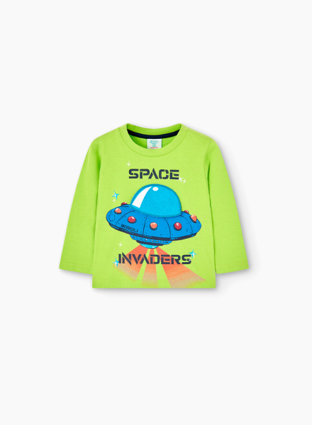 Long sleeve T-shirt "Space inhabitants"