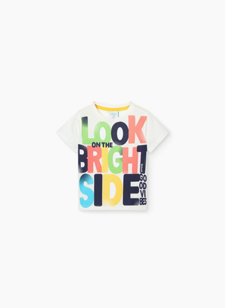 T-shirt "Look on the bright side"