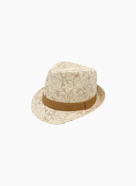 Trilby summer hat "Globe of the Earth"