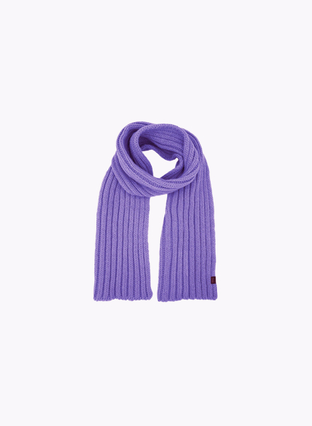 Soft knitted scarf