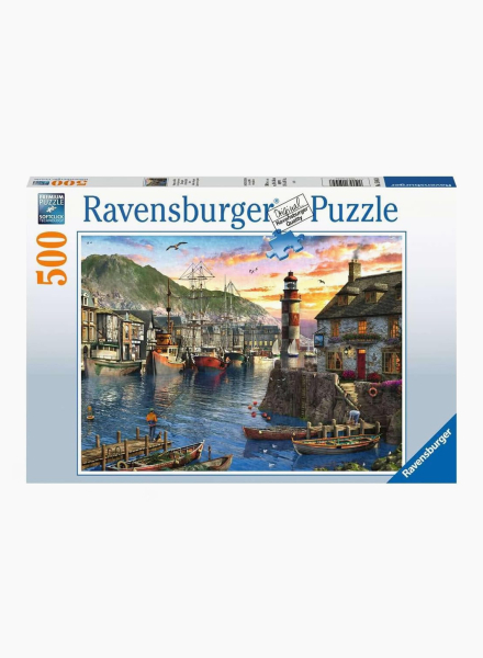 Puzzle "Sunrise at the port" 500 pc.