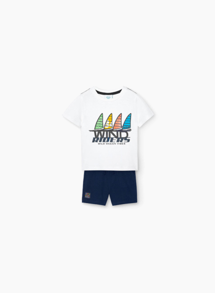 Комплект футболка и шорты "Сёрфингисты"