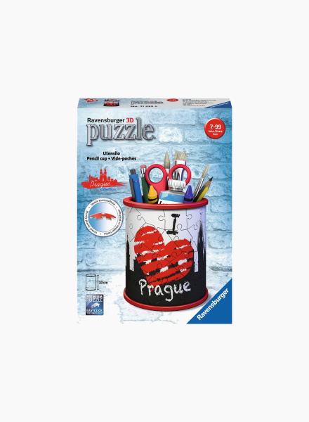 Puzzle 3D "Pencil cup: I love Prague" 54pcs.