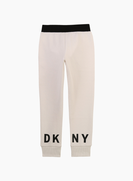 Брюки с тесьмой DKNY по бокам