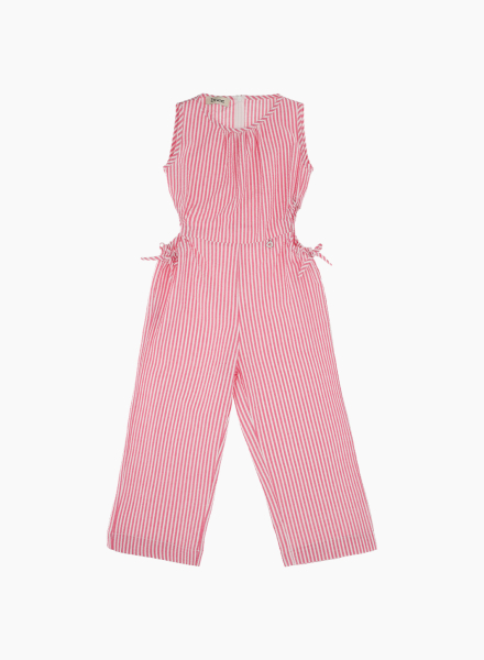 Summer overall with open waist
