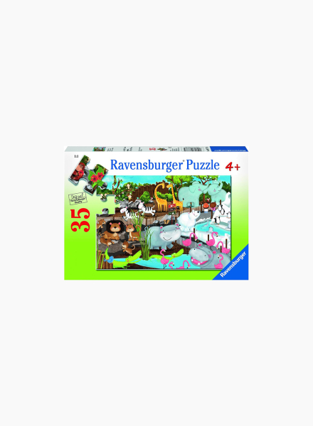 Puzzle "Day at the zoo " 35 pcs.
