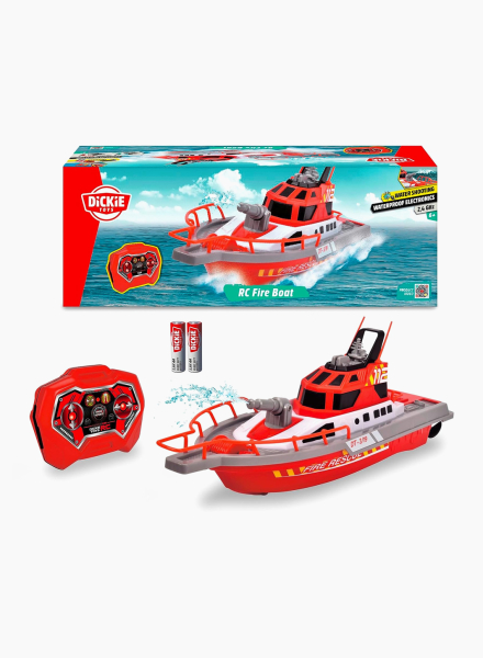 Remote control boat "Fire engine" 38 cm