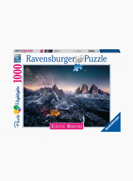 Puzzle "Three peaks, Dolomites" 1000 pc.