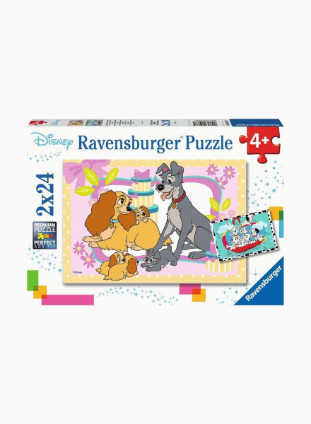 Puzzle collection "Disney's Dearest Puppy" 2x24 pc.