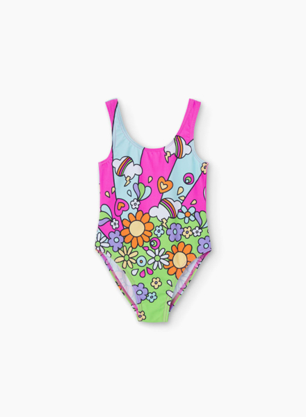 Body swimsuit with beautiful print