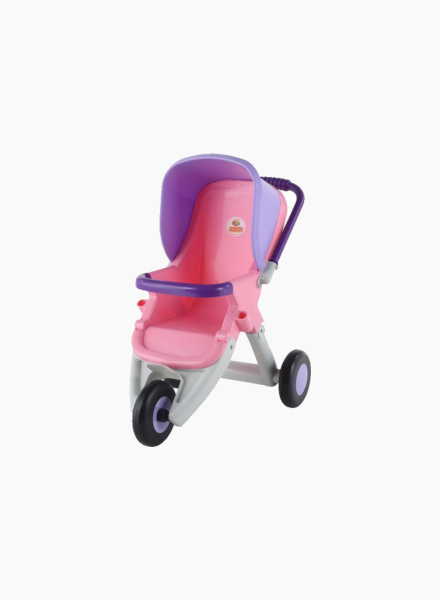 Carriage for dolls walking (3 wheels)
