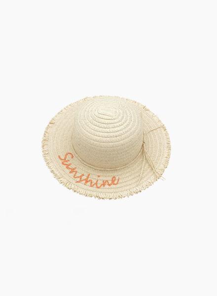 Straw hat "Sunshine"