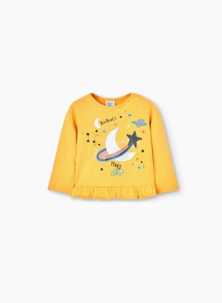 Long sleeve T-shirt "The moon and stars"