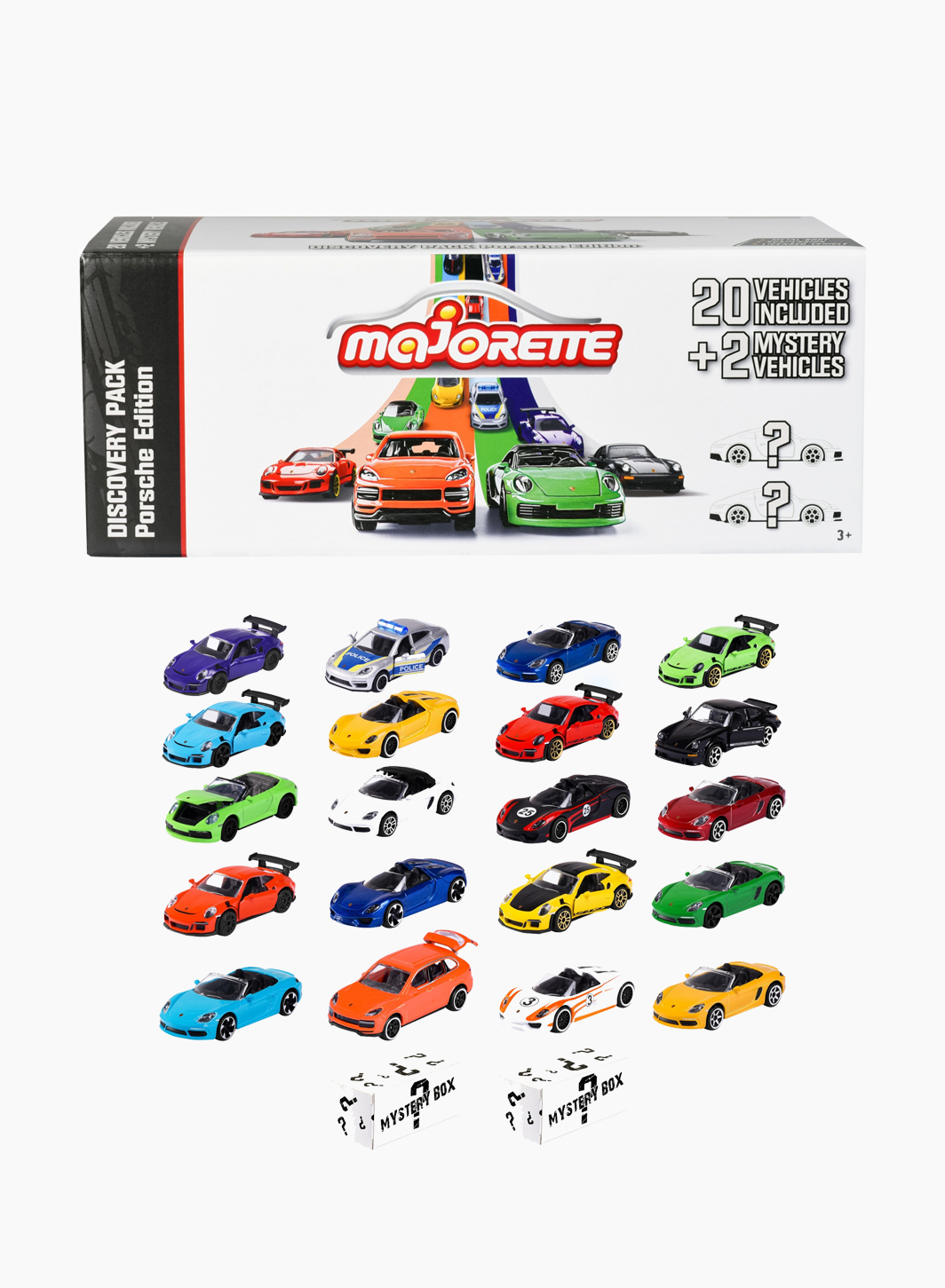 Majorette Porsche Cars Discovery Pack 20+2