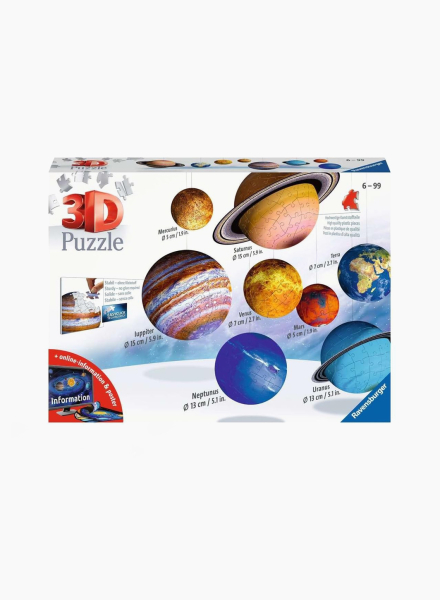 3D puzzle "9 planet" 540 pc.