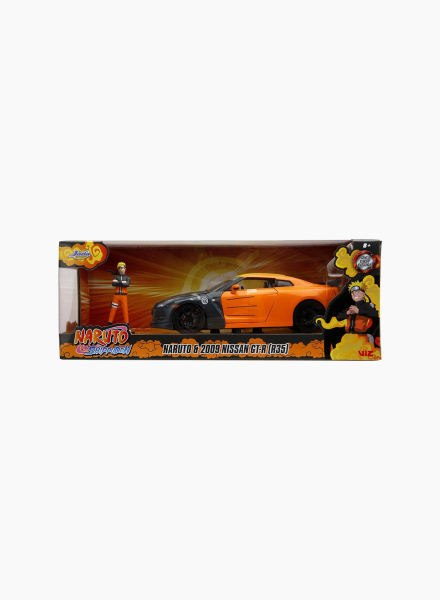 Car "Nissan GT-R" with Naruto figurine 1:24