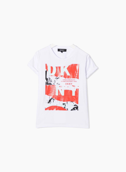 T-shirt with bright print