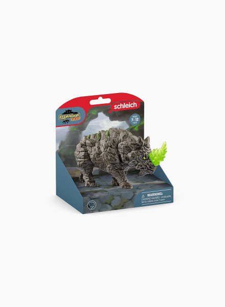 Mythical animal figurine "Battle Rhino"