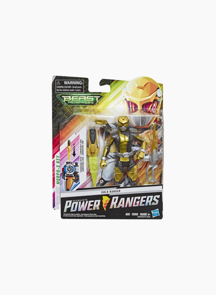 Cartoon figure Power Rangers "Gold Ranger"