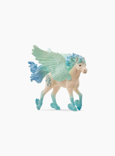 Animal figurine "Stormy unicorn foal"