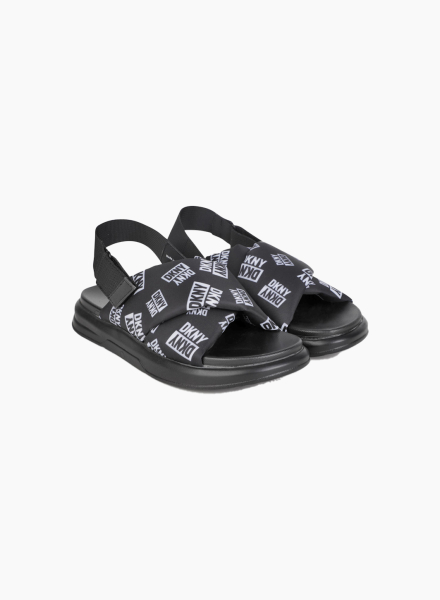 Sports sandals with DKNY logo